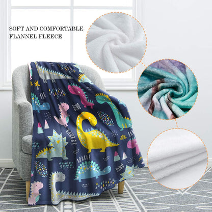 Dinosaurs Gifts for Boys Kids Teens, Dino Blanket Christmas Birthday Valentine'S Day Toys Gifts for Kids Age 2 3 4 5 6 7 8 9 10 Year Old