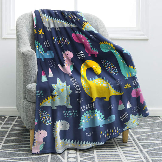 Dinosaurs Gifts for Boys Kids Teens, Dino Blanket Christmas Birthday Valentine'S Day Toys Gifts for Kids Age 2 3 4 5 6 7 8 9 10 Year Old