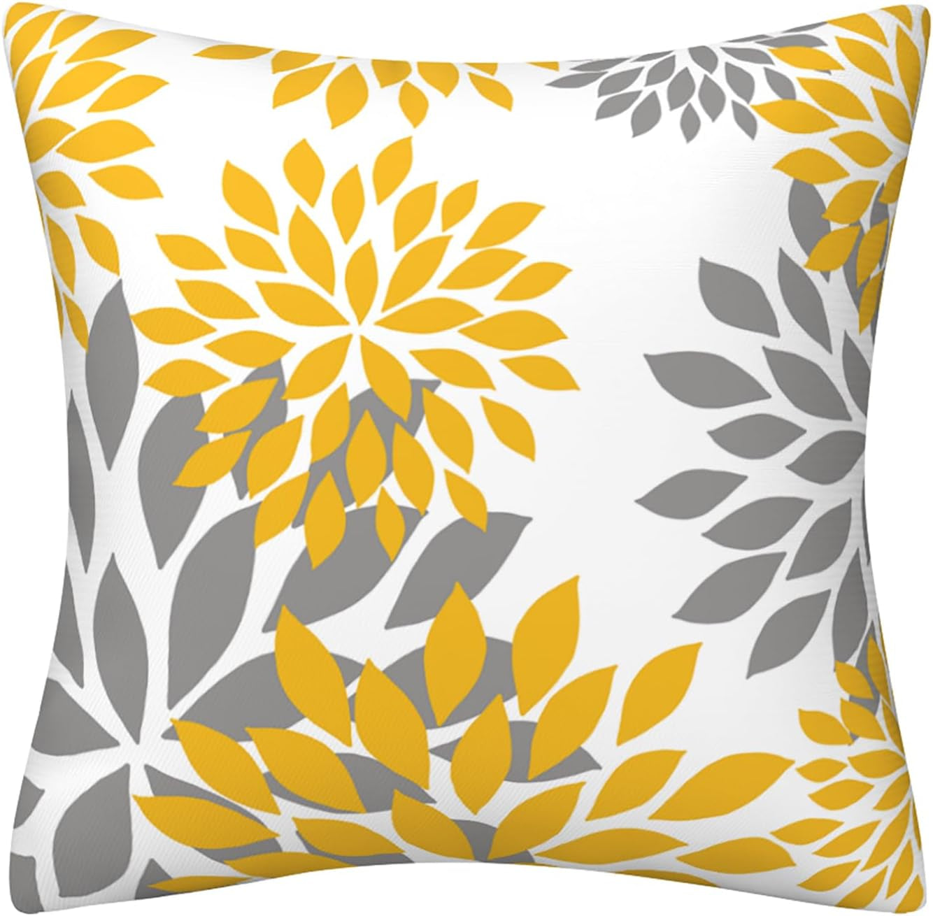 Yellow Pillow Covers 18X18 Set of 4 Modern Decorative Geometric Outdoor Sofa Throw Pillow Cushion Covers Case for Couch Living Room Bedroom Patio Furniture Indoors Home Decor