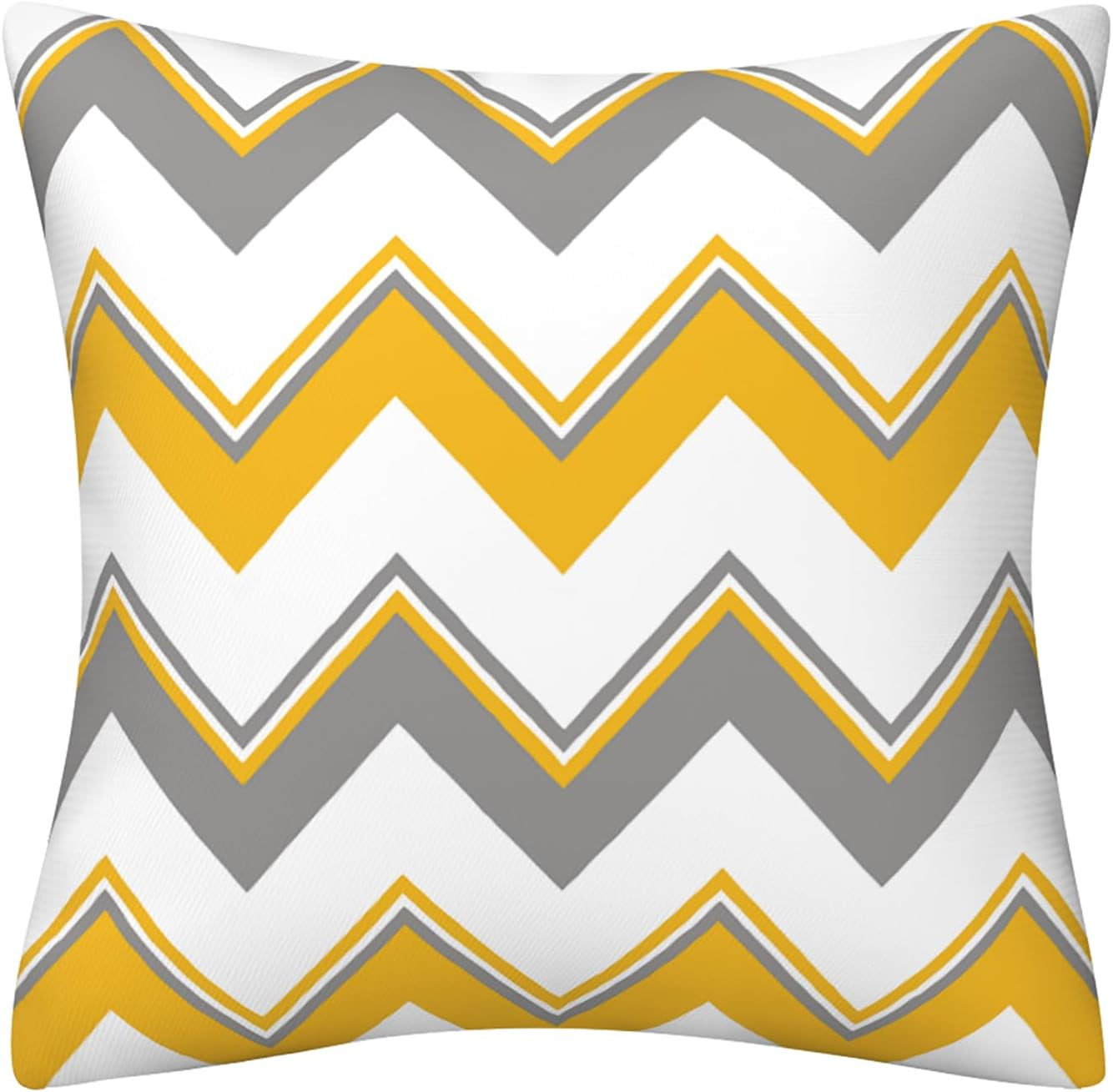 Yellow Pillow Covers 18X18 Set of 4 Modern Decorative Geometric Outdoor Sofa Throw Pillow Cushion Covers Case for Couch Living Room Bedroom Patio Furniture Indoors Home Decor