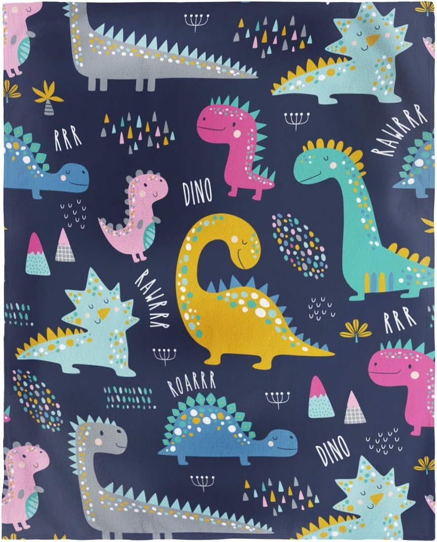 Dinosaurs Gifts for Boys Kids Teens, Dino Blanket Christmas Birthday Valentine'S Day Toys Gifts for Kids Age 2 3 4 5 6 7 8 9 10 Year Old